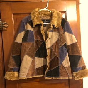 Vintage lined penny lane style jacket/coat